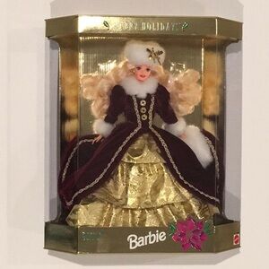1996 Holiday Barbie Special Edition with Hallmark Holiday Barbie Ornament